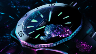Illustration de la collection Aquaracer de Tag Heuer